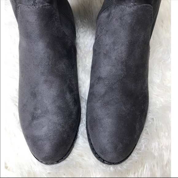 Catherine Malandrino Gray Over The Knee Boots - Picture 7 of 8